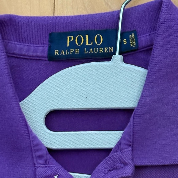 Vibrant Purple long sleeved POLO Ralph Lauren polo 👕 shirt in EUC - Picture 6 of 8